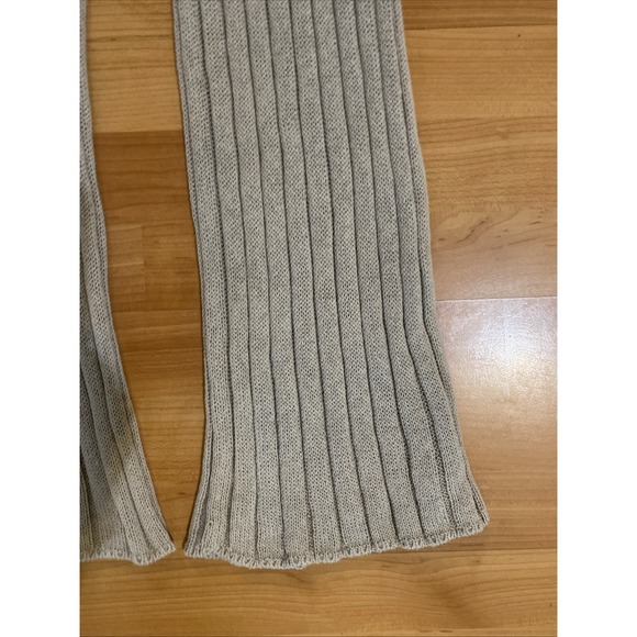 Free‎ People Beach Imogene Pants Beige Sweater Knit Ribbed -Size Small - Picture 4 of 11